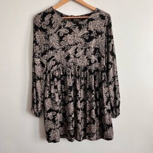 Zara Paisley Tiered Boho Dress